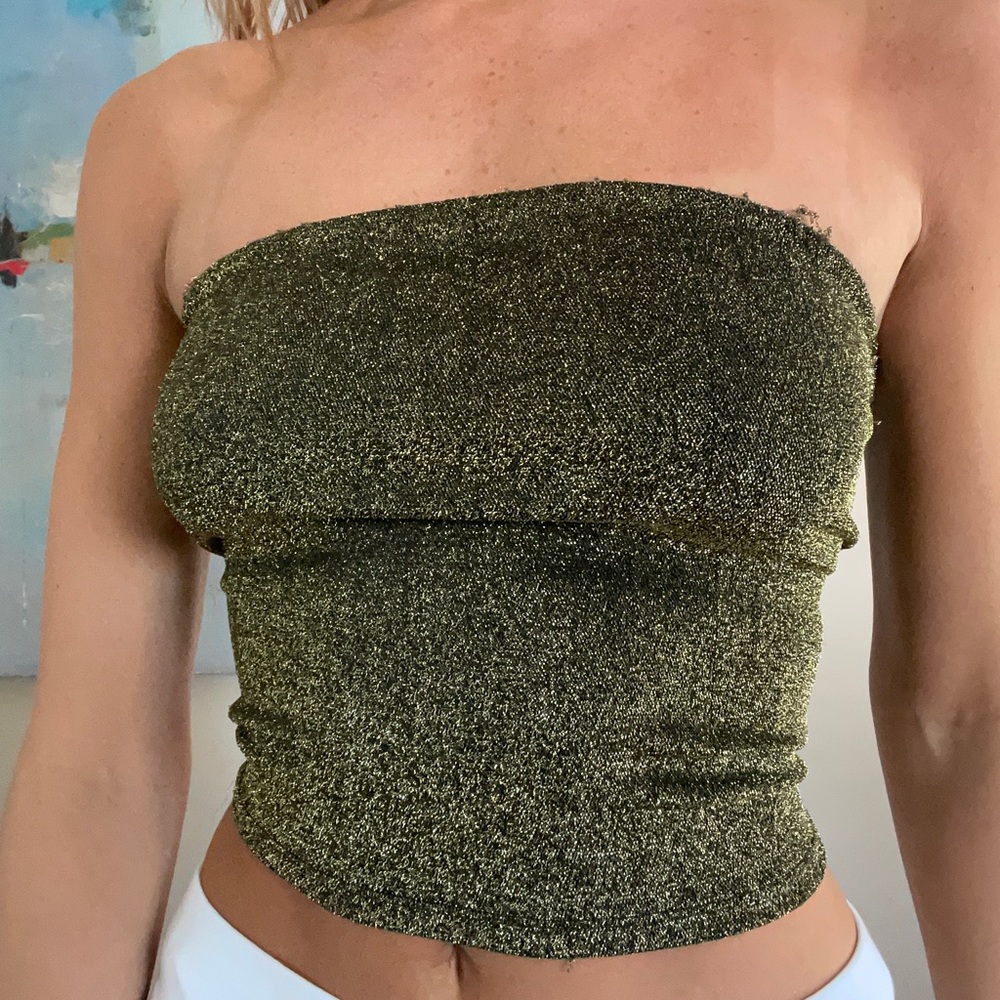 Urban Outfitters Glitter Tube Top